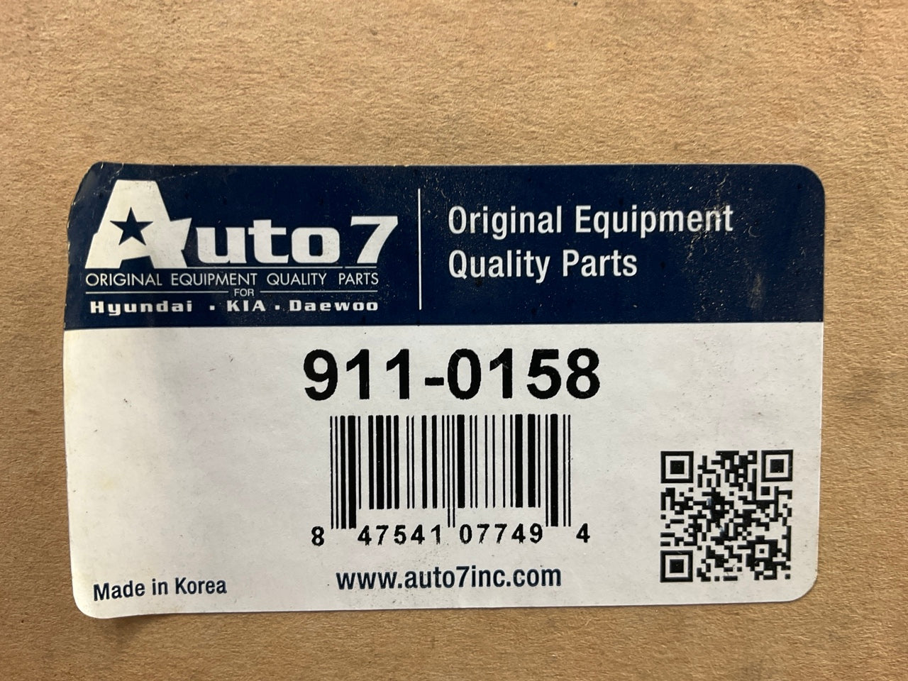 Auto 7 911-0158 Rear Left Power Window Motor For 2011-2012 Chevy Cruze