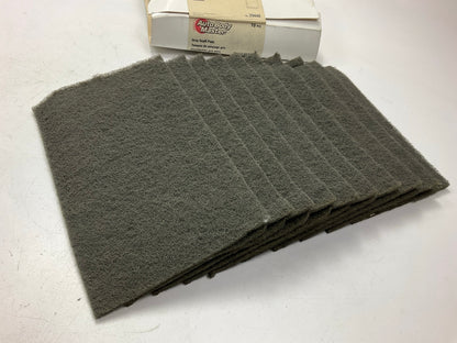 10 Pack - Auto Body 29448 Gray Ultra-fine Scuff Sanding Surface Prep Pads 9x5.5''