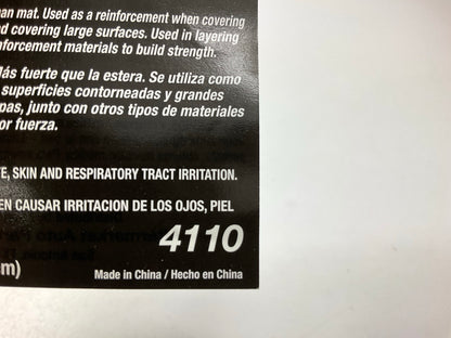 Auto Body Master 4110 Woven Glass Fiber Fiberglass Cloth 36''x38''