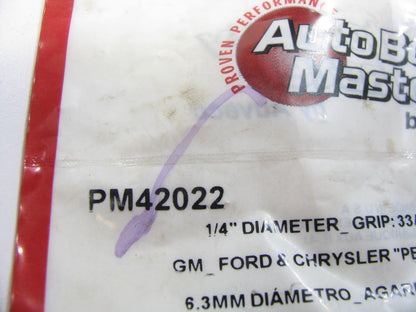 (5) Auto Body Master PM42022 Peel-Type Window Regulator Rivet - 1/4'' Diameter