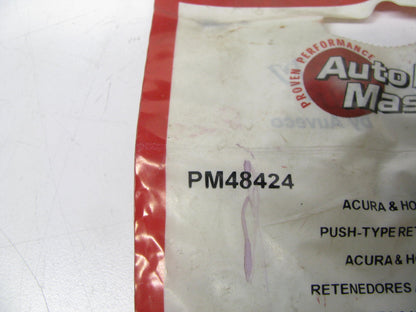 (6) Auto Body Master PM48424 Push Type Retainer 20mm Head 11mm Long For 8mm Hole