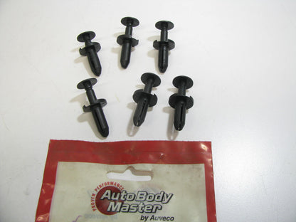 (6) Auto Body Master PM48782 Fascia Push Type Retainer - 23/32'' Head 29/32'' Stem