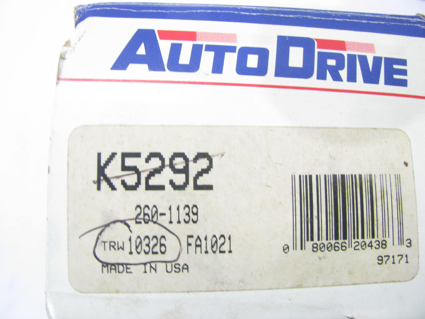 Auto Drive K5292 Suspension Ball Joint - Front Upper