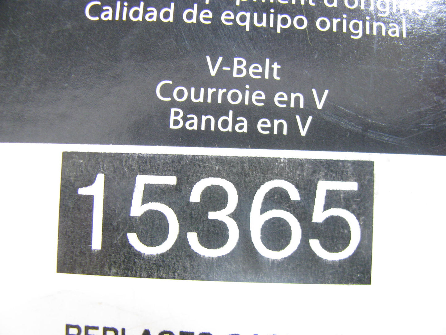 Auto Extra 15365 Accessory Drive Belt - 0.44'' X 36.50'' - 36 Degree