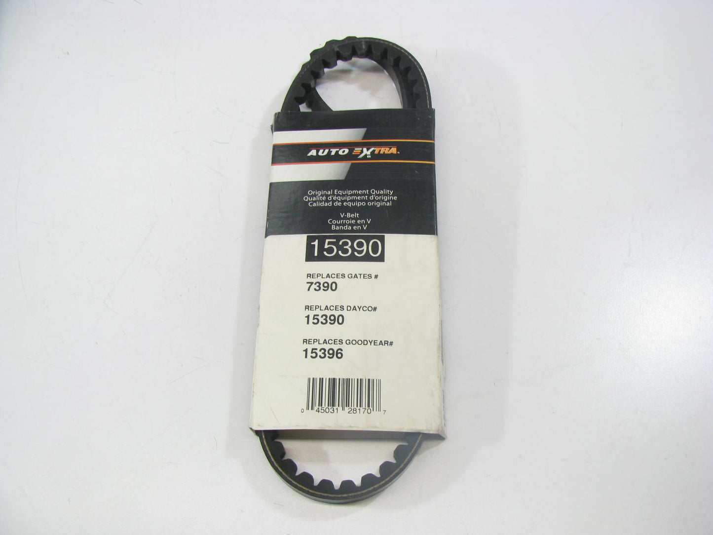 Auto Extra 15390 Accessory Drive Belt - 0.44'' X 39.00'' - 36 Degree