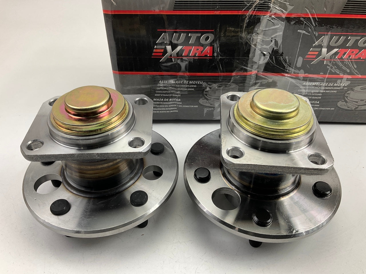 (2) Auto Extra 512245 Wheel Bearing And Hubs - REAR W/O ABS