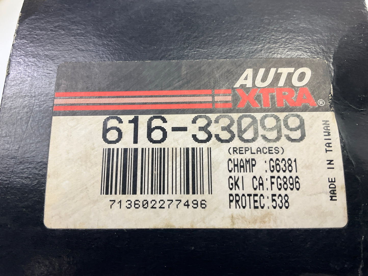 (2) Auto Extra 616-33099 Fuel Filter