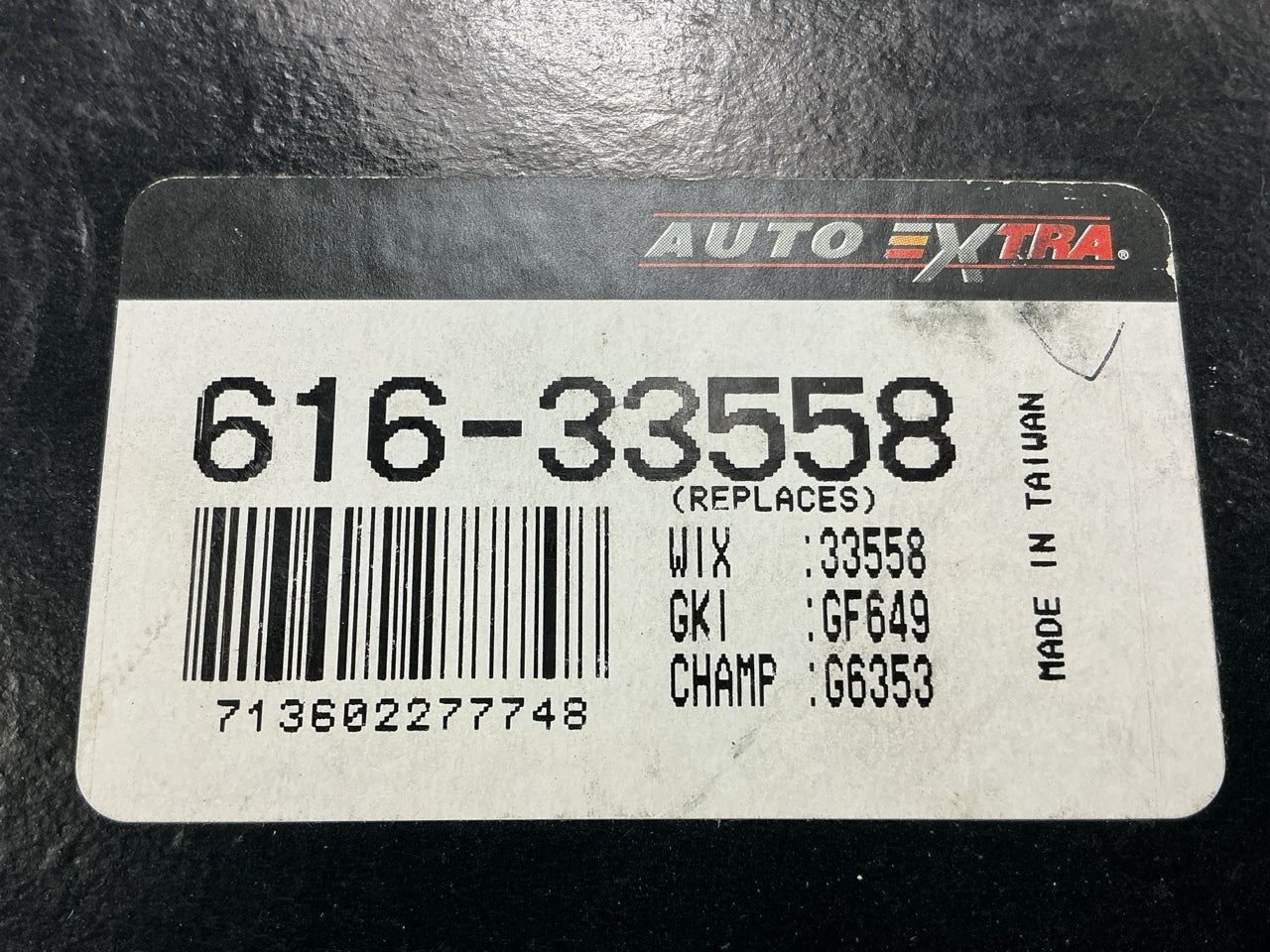 Auto Extra 616-33558 Engine Fuel Filter