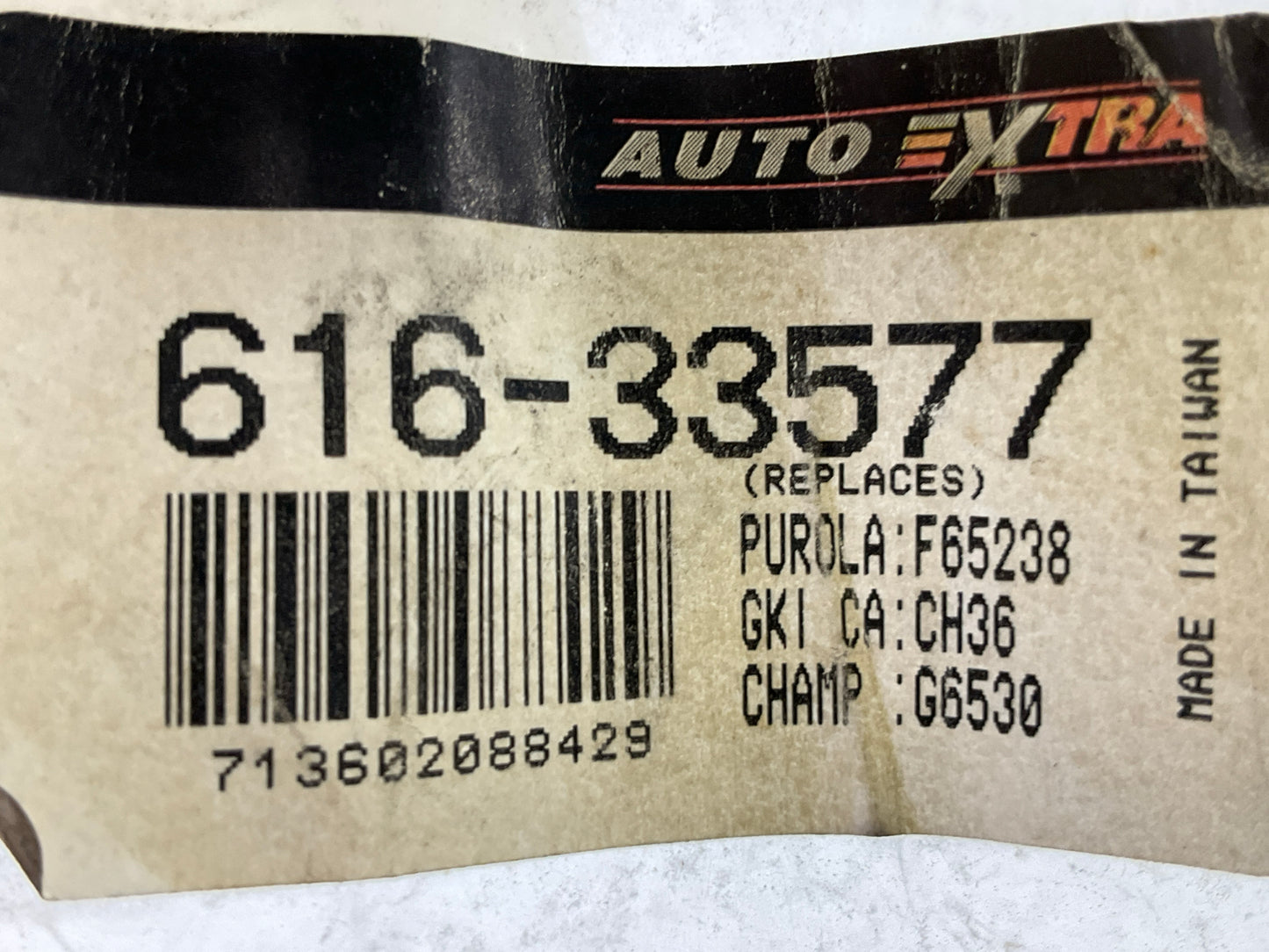 Auto Extra 616-33577 Fuel Filter