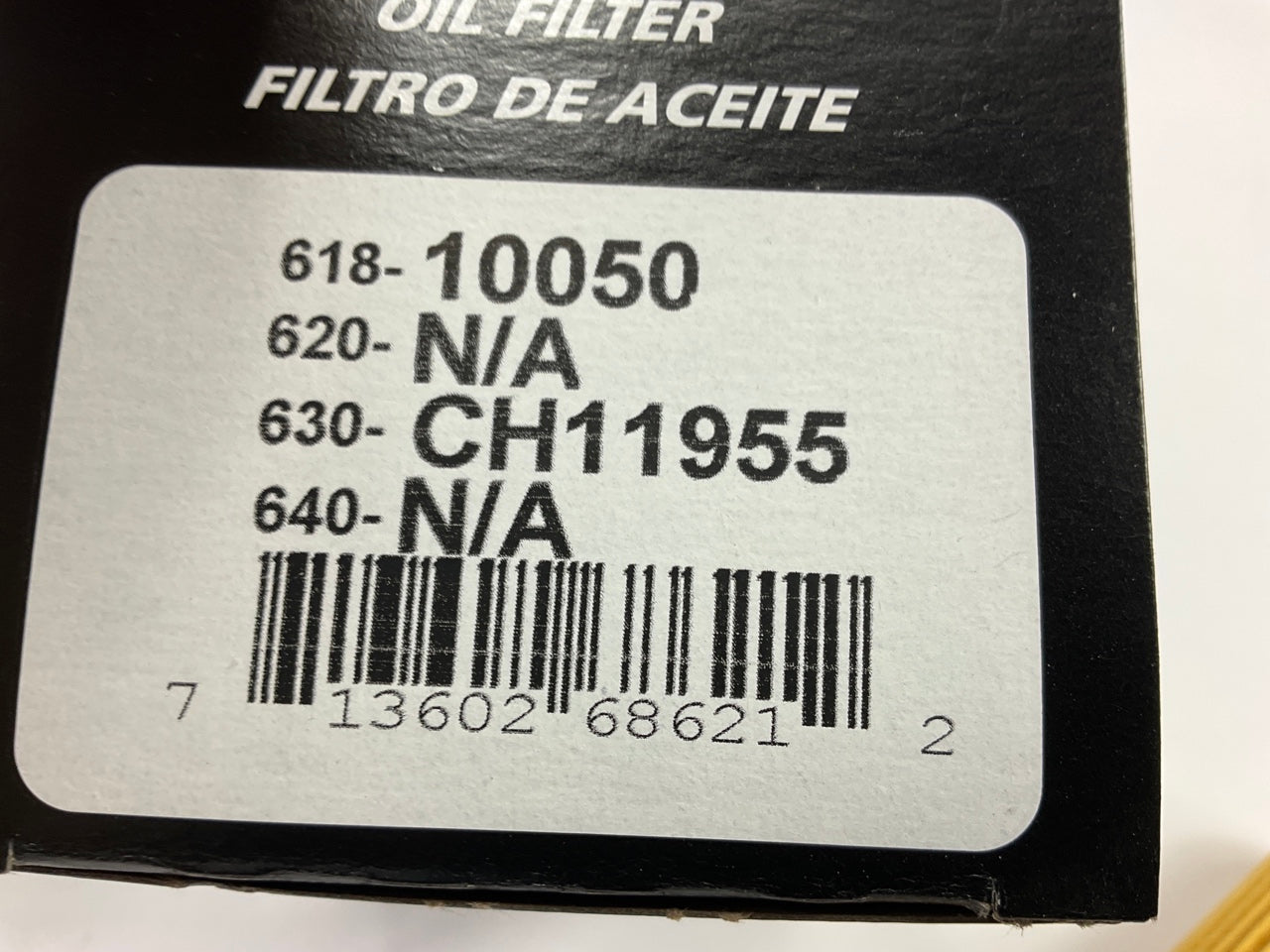 (x6) Auto Extra 618-10050 Oil Filter Replaces WL10050 PL38154 TL38154 POF8154