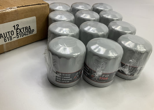 (12) Auto Extra 618-51042MP Engine Oil Filter