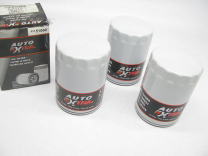 (3) Auto Extra 618-51060 Engine Oil Filters Replaces PF1218 B1428 E4631