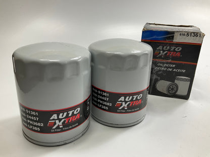 (2) Auto Extra 618-51361 Engine Oil Filter