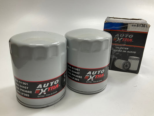 (2) Auto Extra 618-51361 Engine Oil Filter