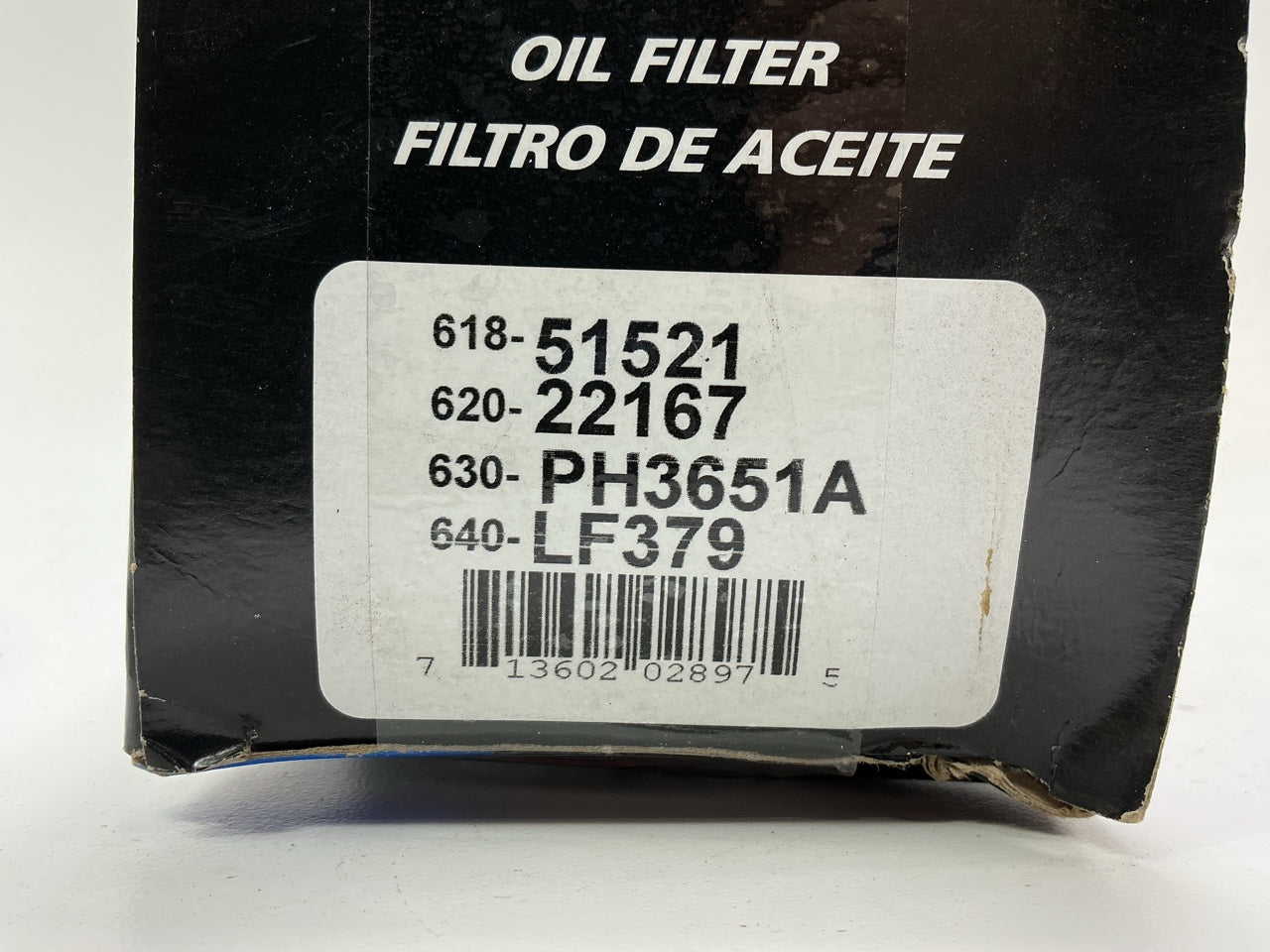Auto Extra 618-51521 Engine Oil Filter