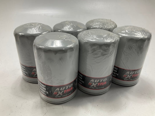 (x6) Auto Extra 618-51522 Oil Filter Replaces PH3675 51522 PL25288 PH922