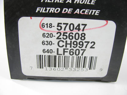 (2) Auto Extra 618-57047 Engine Oil Filter Replaces CH9972 57047 L25608 P967