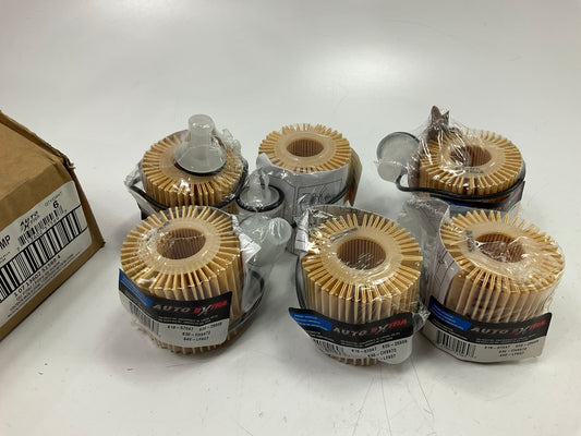(6) Auto Extra 618-57047 Engine Oil Filter Replaces CH9972 57047 L25608 P967