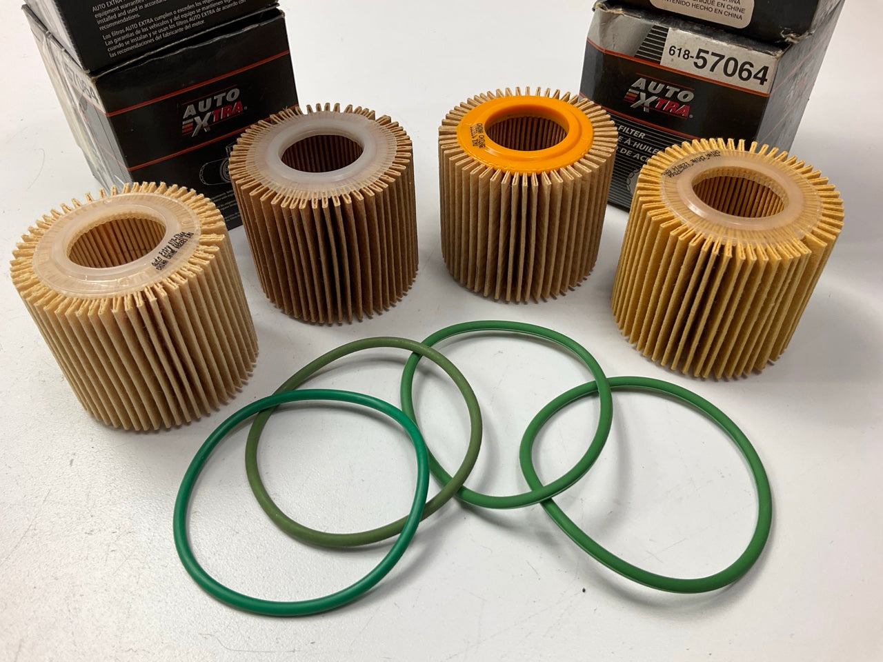 (4) Auto Extra 618-57064 Oil Filter Replaces CH10358 L16311 P980 LF640 P7454