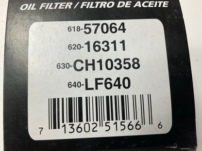 (4) Auto Extra 618-57064 Oil Filter Replaces CH10358 L16311 P980 LF640 P7454