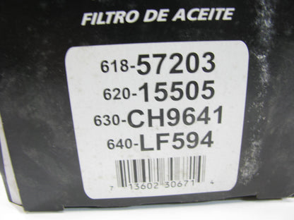 Auto Extra 618-57203 Oil Filter Replaces CH9641 L15505 P960 LF594 P7313 57203