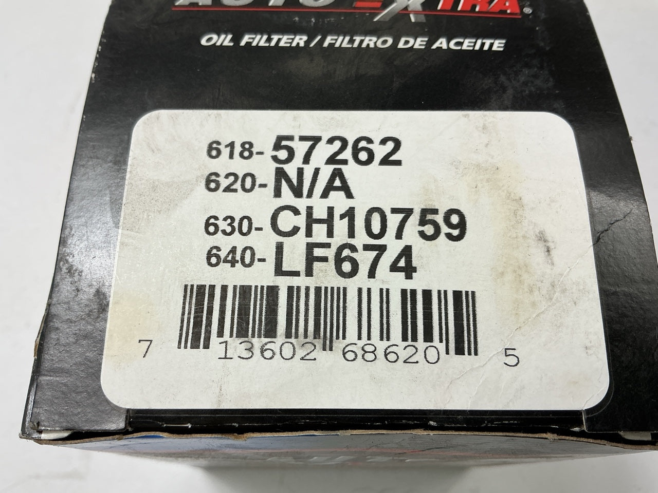 Auto Extra 618-57262 Engine Oil Filter - DIESEL