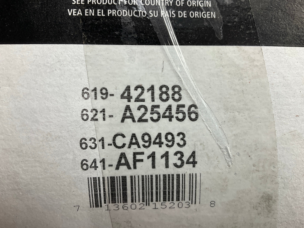Auto Extra 619-42188 Engine Air Filter