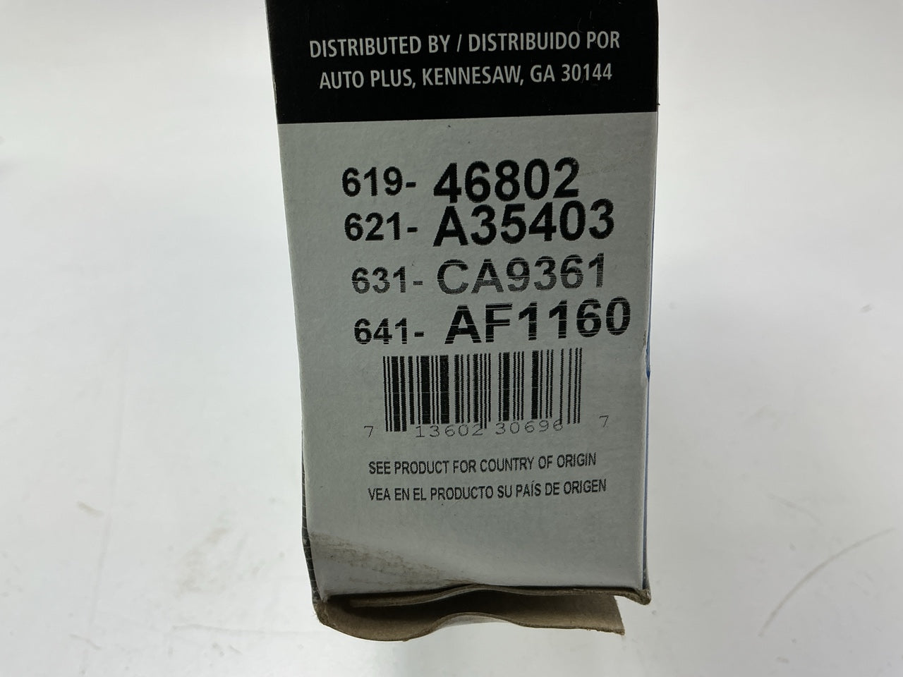 Auto Extra 619-46802 Engine Air Filter