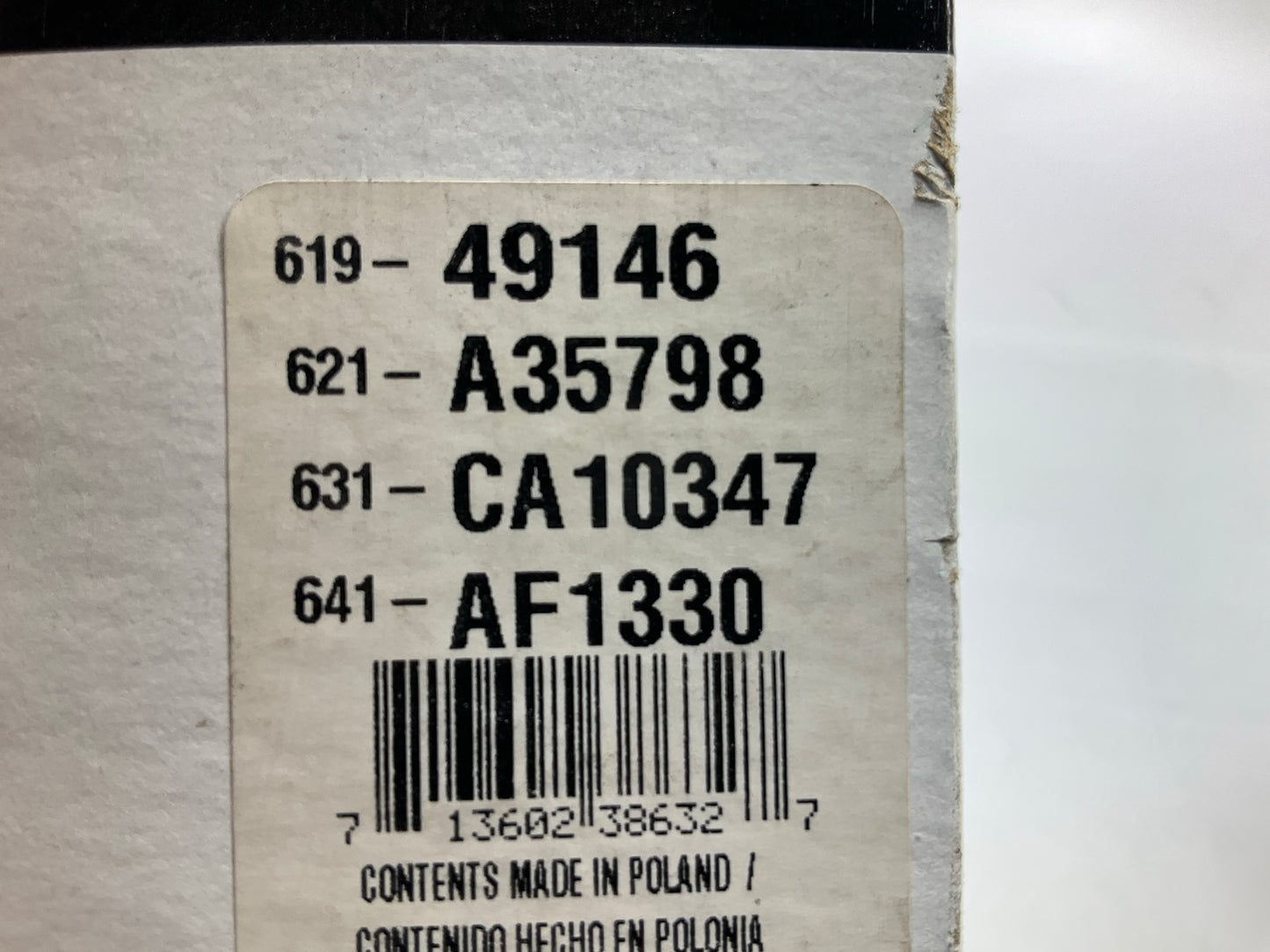 Auto Extra 619-49146 Engine Air Filter