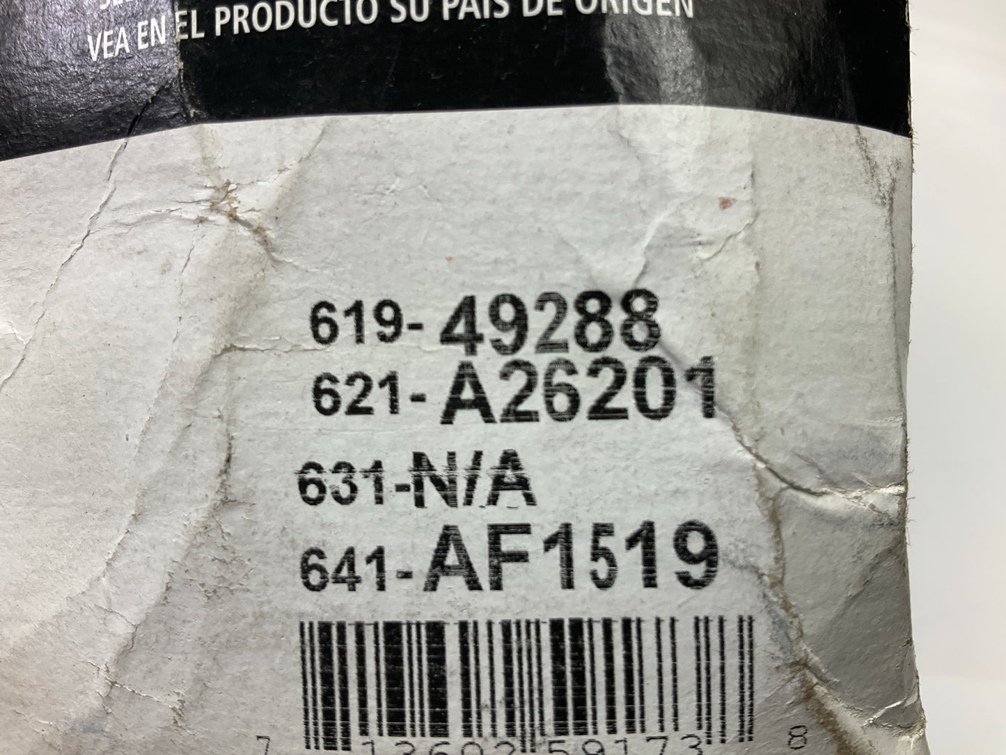 Auto Extra 619-49288 Engine Air Filter