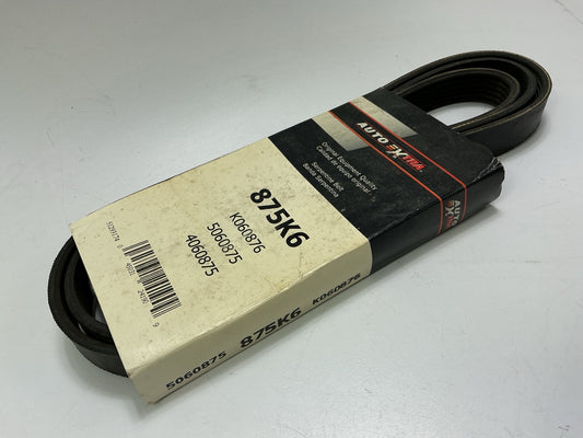 Auto Extra 875K6 Serpentine Belt - 6 RIBS