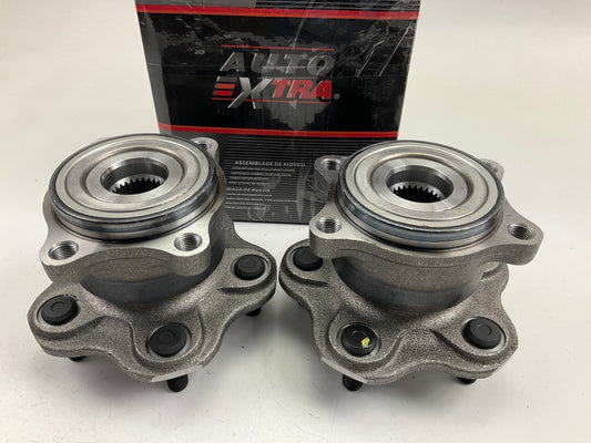 (2) Auto Extra 950008 REAR 5 Lug Wheel Bearing & Hubs For 2003-08 Infiniti FX35