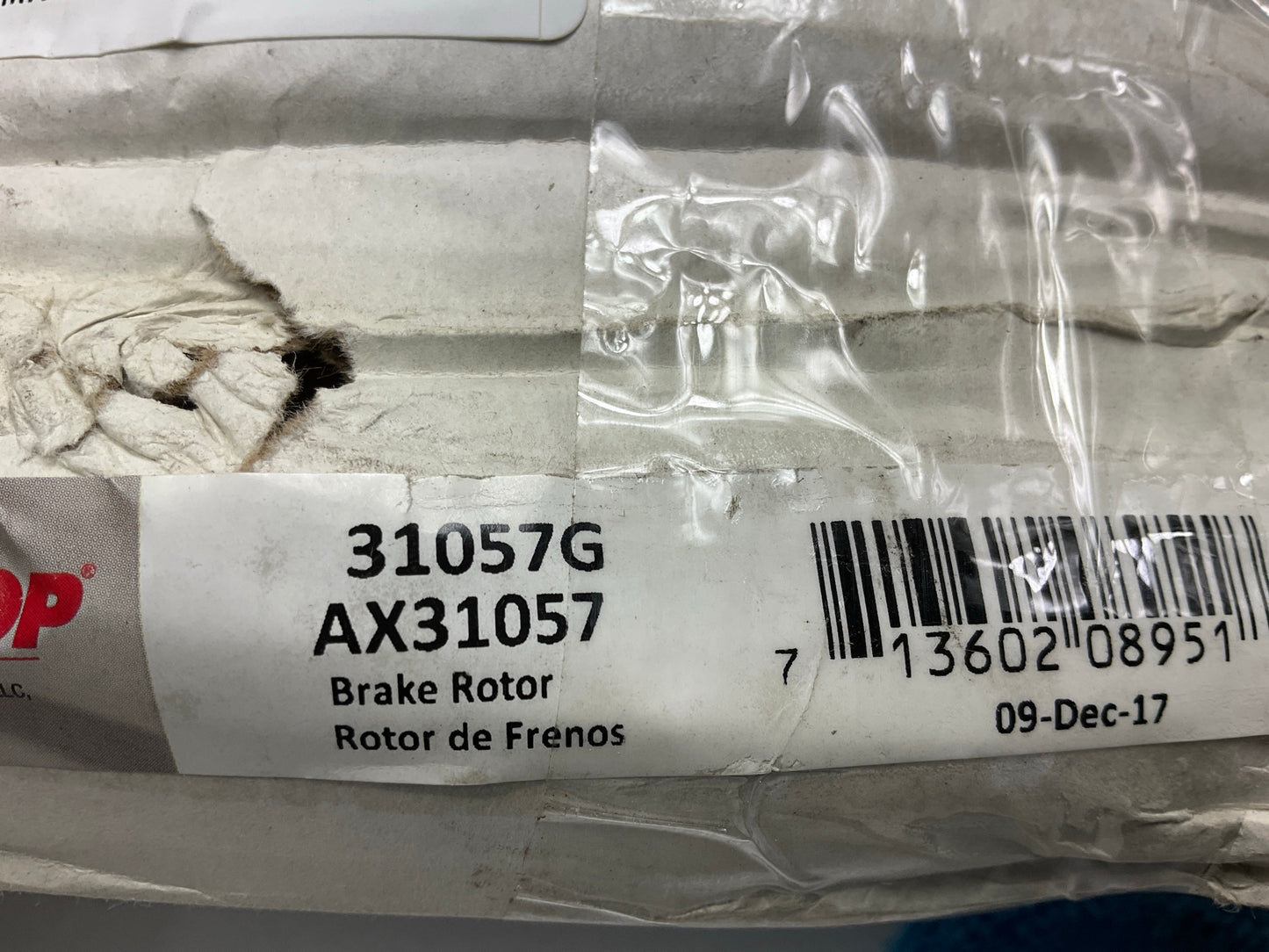 Auto Extra AX31057 Front Brake Rotor