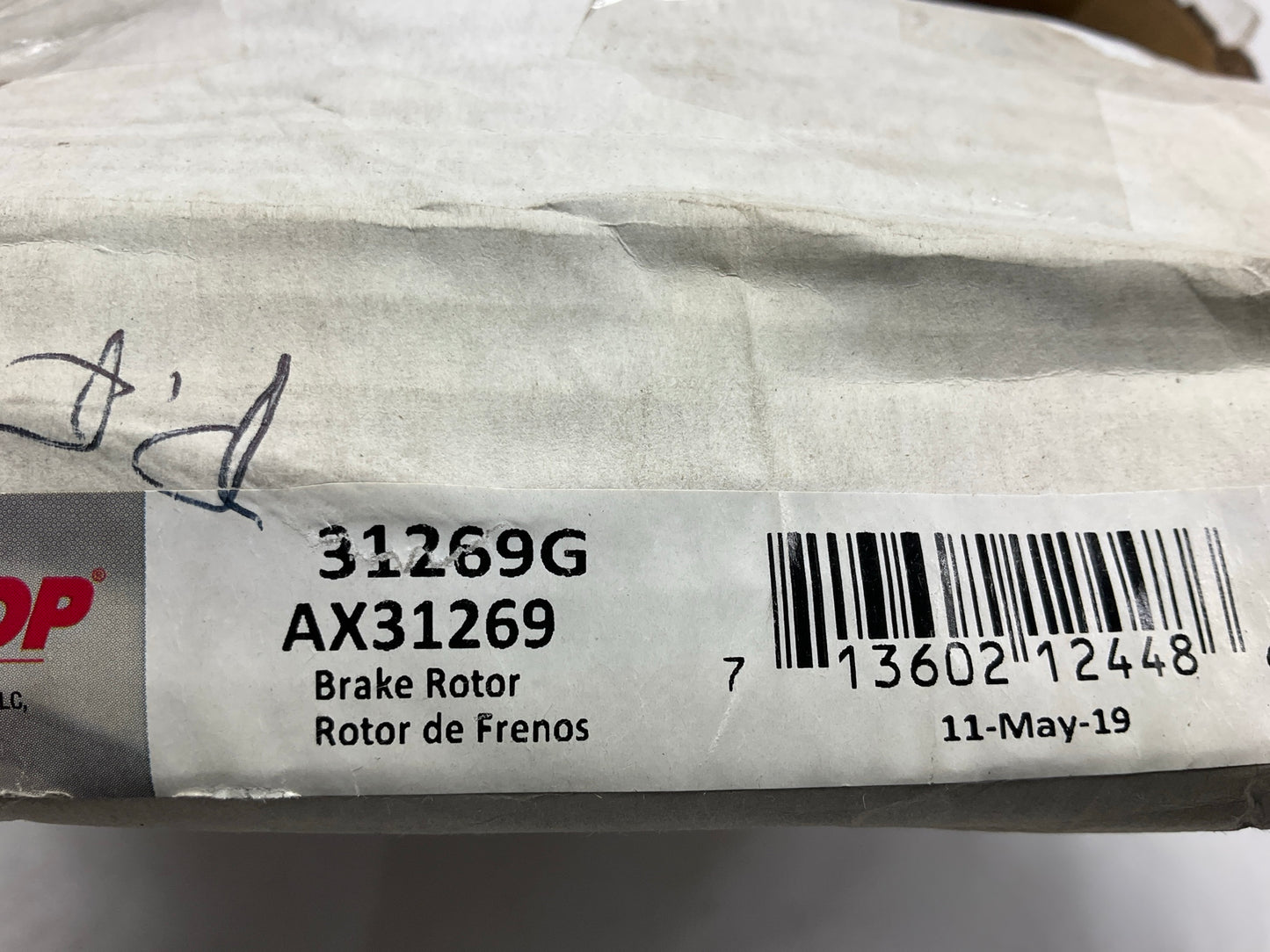 Auto Extra AX31269 Rear Brake Rotor