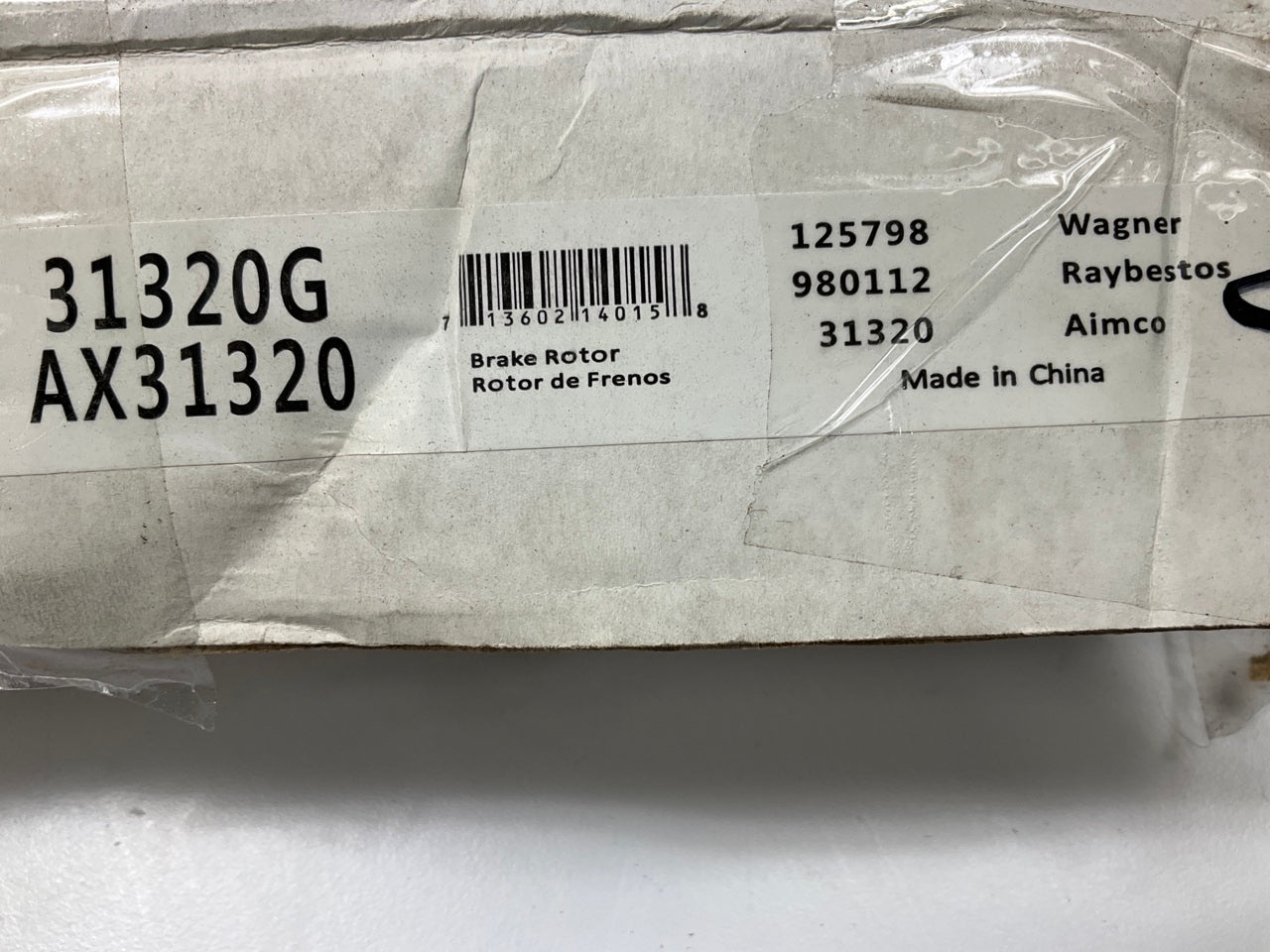 Auto Extra AX31320 Front Disch Brake Rotor For 1998-2006 Hyundai Elantra