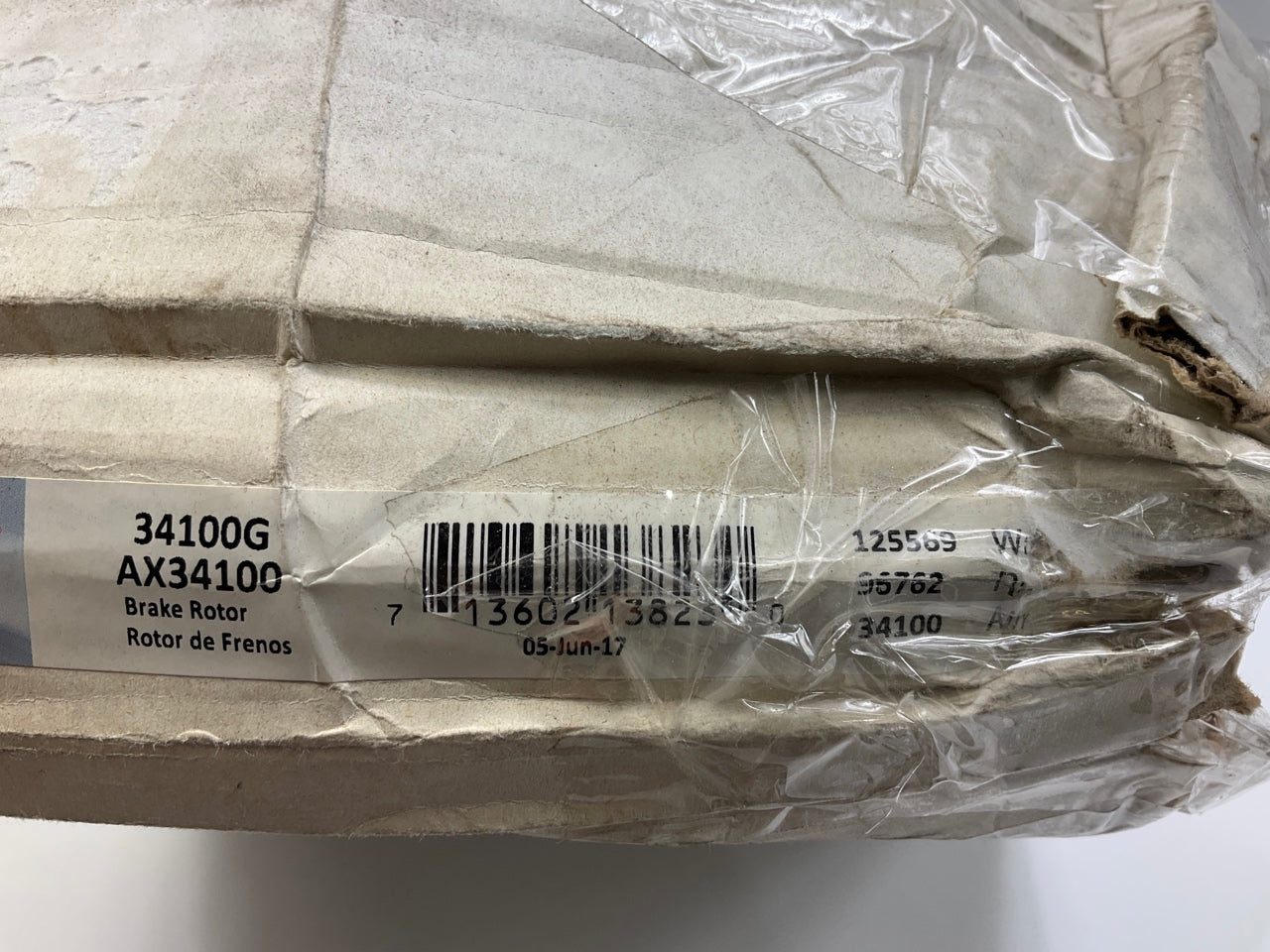Auto Extra AX34100 Rear Disc Brake Rotor