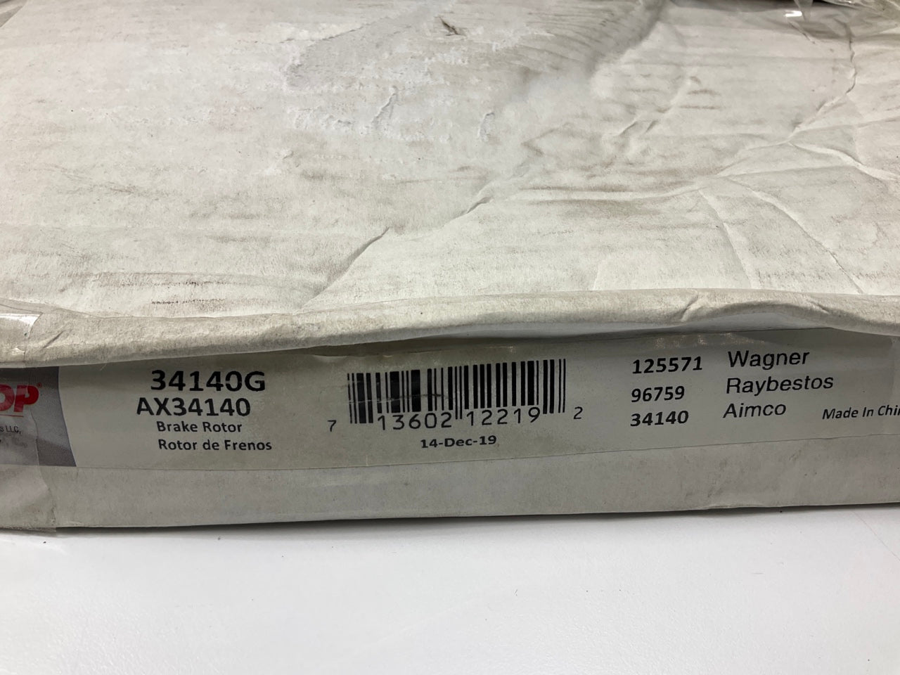 Auto Extra AX34140 Front Brake Rotor