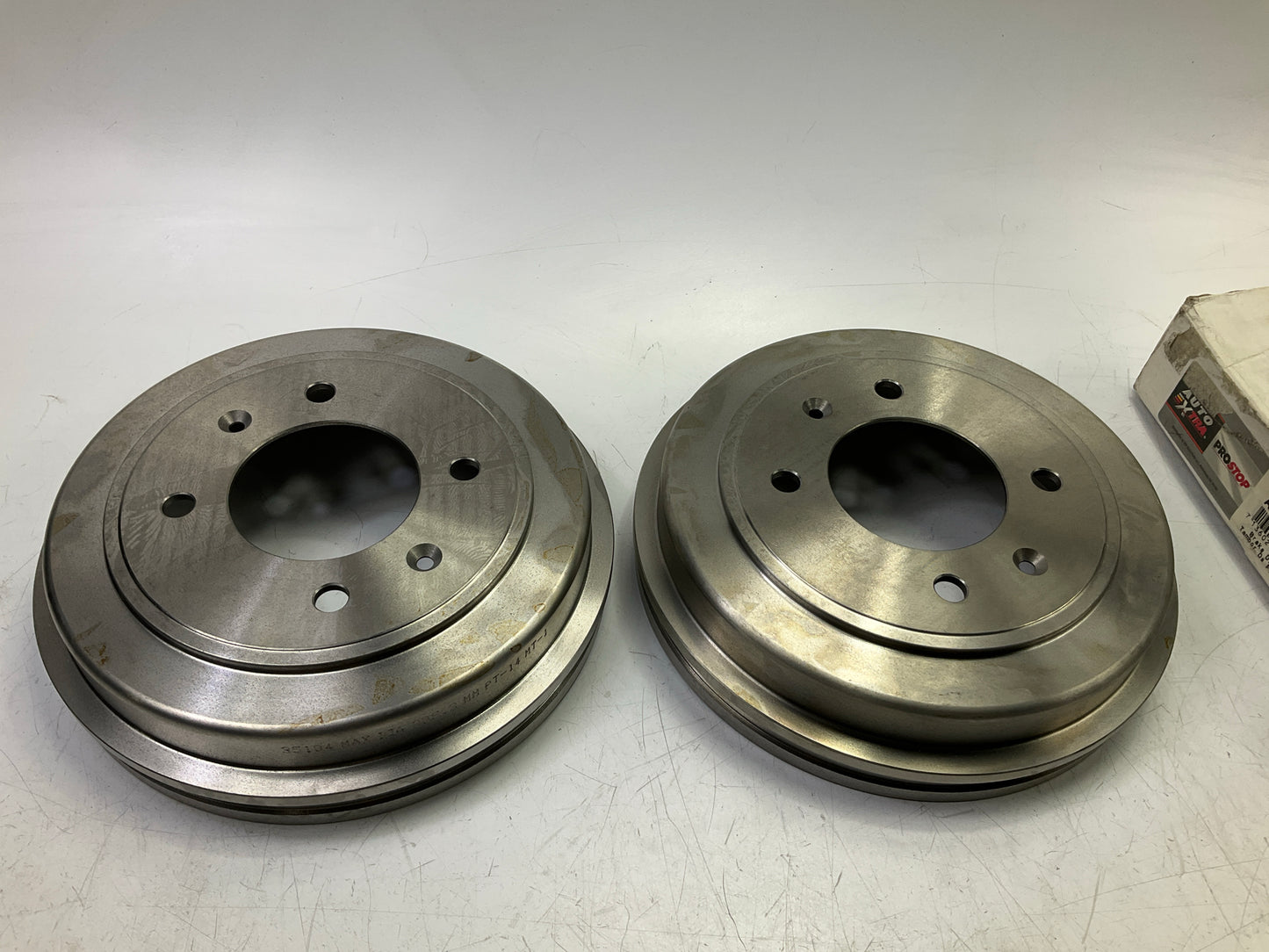 (2) Auto Extra AX35104 Rear Brake Drum For 2002-2006 Hyundai Elantra