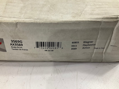 (2) Auto Extra AX3569 REAR Brake Drums For 86-89 Accord 92-00 Civic 07-08 Fit