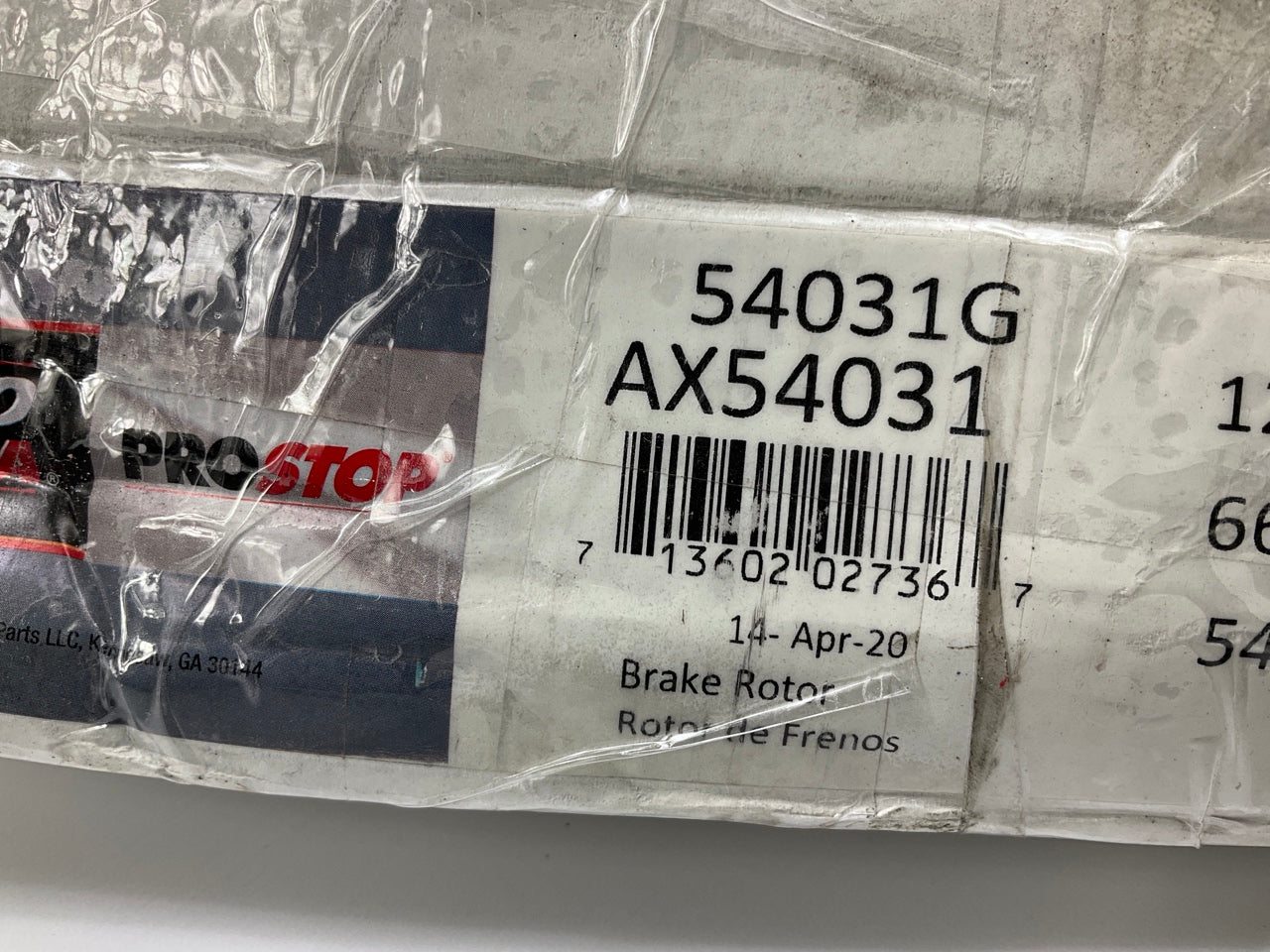 Auto Extra AX54031 Front Disc Brake And Hub Assembly