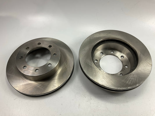 (2) Auto Extra AX54075 Front Brake Rotor, 8-lug 1999 Ford F-450 F-550 Super Duty