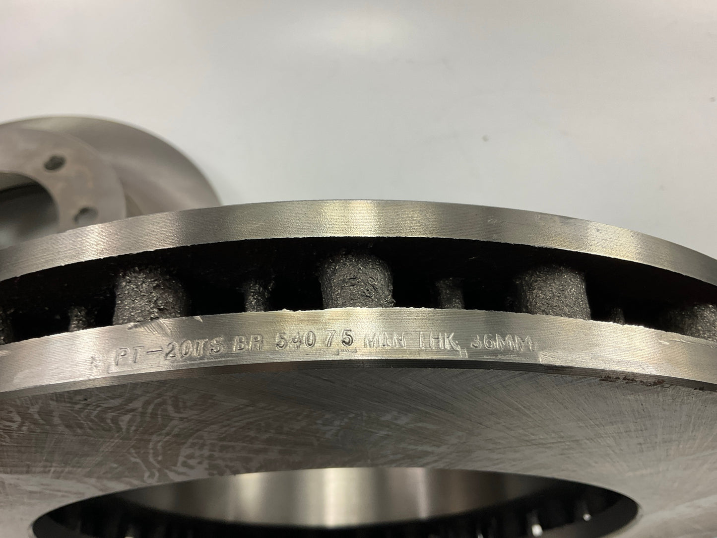 (2) Auto Extra AX54075 Front Brake Rotor, 8-lug 1999 Ford F-450 F-550 Super Duty