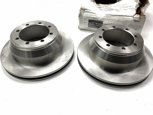 (2) Auto Extra AX54084 Rear Brake Rotor 99-04 Ford F-350 Super Duty DUALLY ONLY