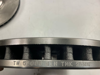 (2) Auto Extra AX54088 Front Brake Rotor