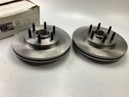 (2) Auto Extra AX54107 Disc Brake Rotor And Hub Assembly, Front, RWD 6-LUG ONLY