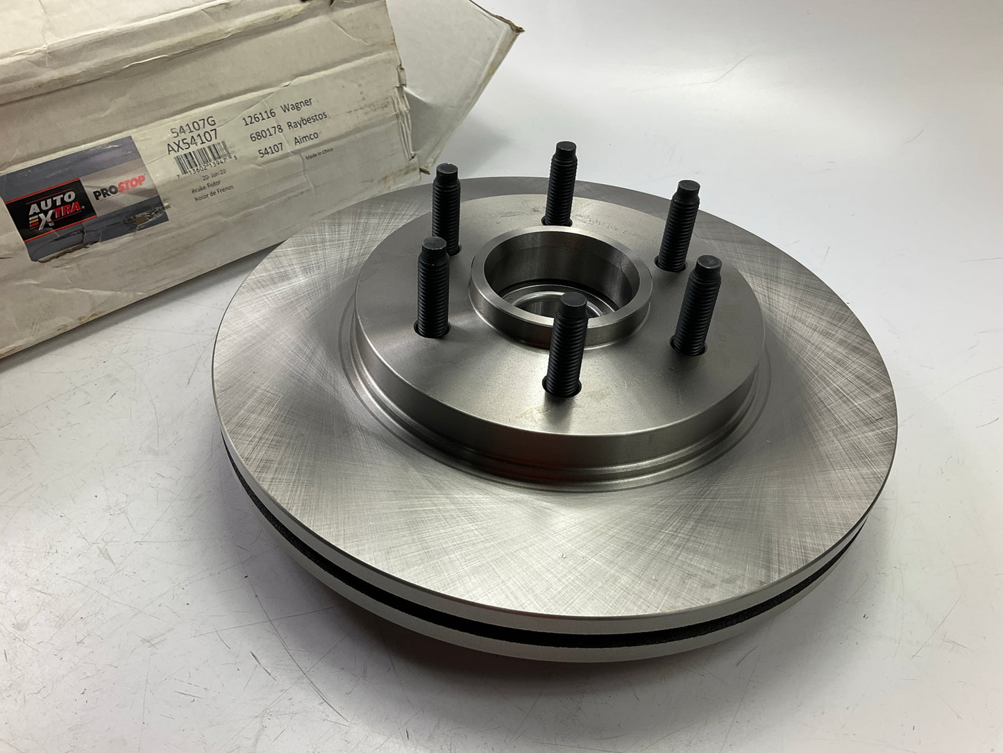 Auto Extra AX54107 Disc Brake Rotor And Hub Assembly, Front
