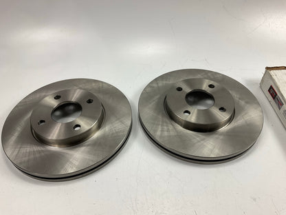 (2) Auto Extra AX54132 Front Brake Rotor For 2005-2007 Ford Focus