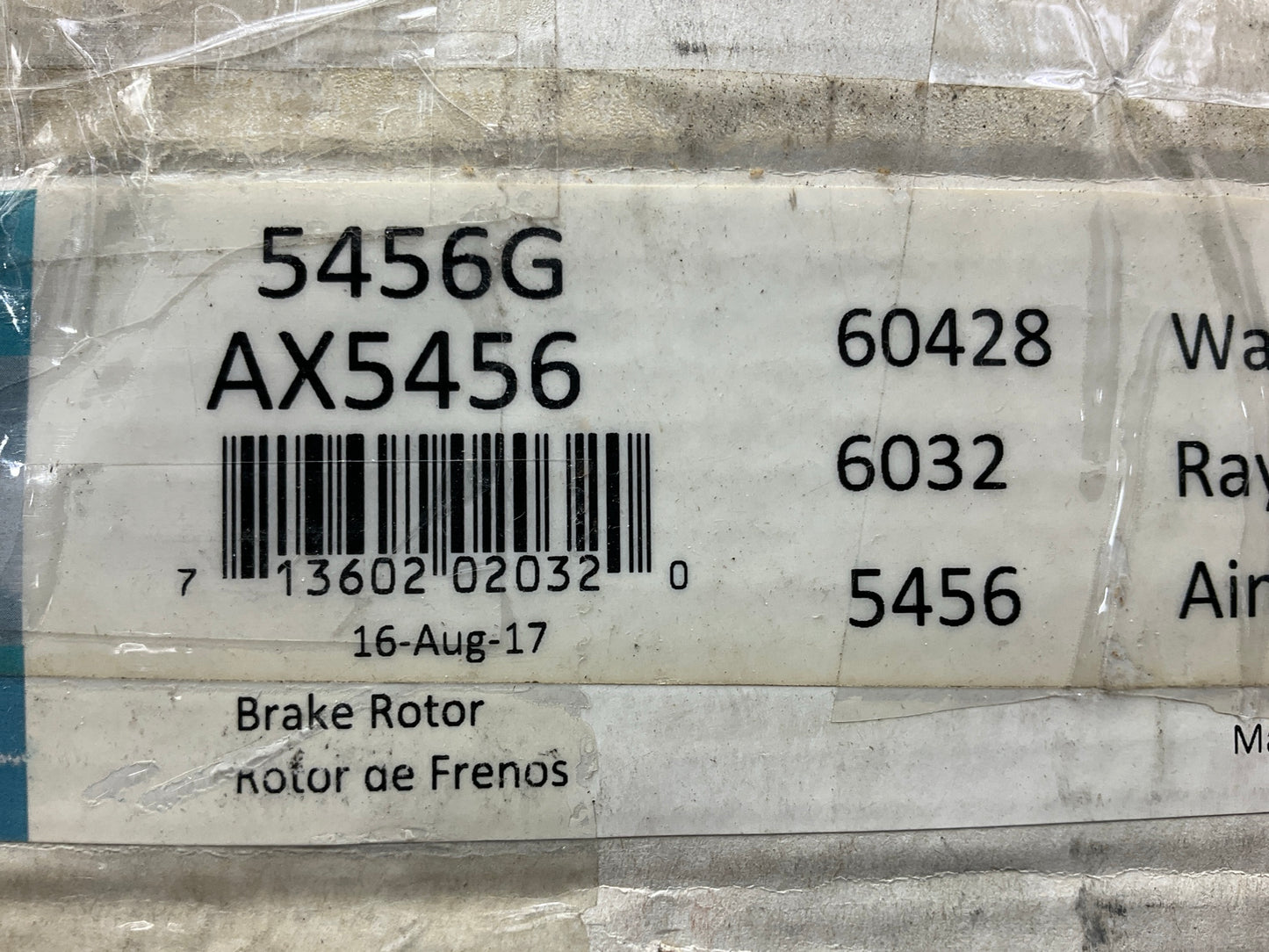 Auto Extra AX5456 Front Disc Brake Rotor And Hub Assembly