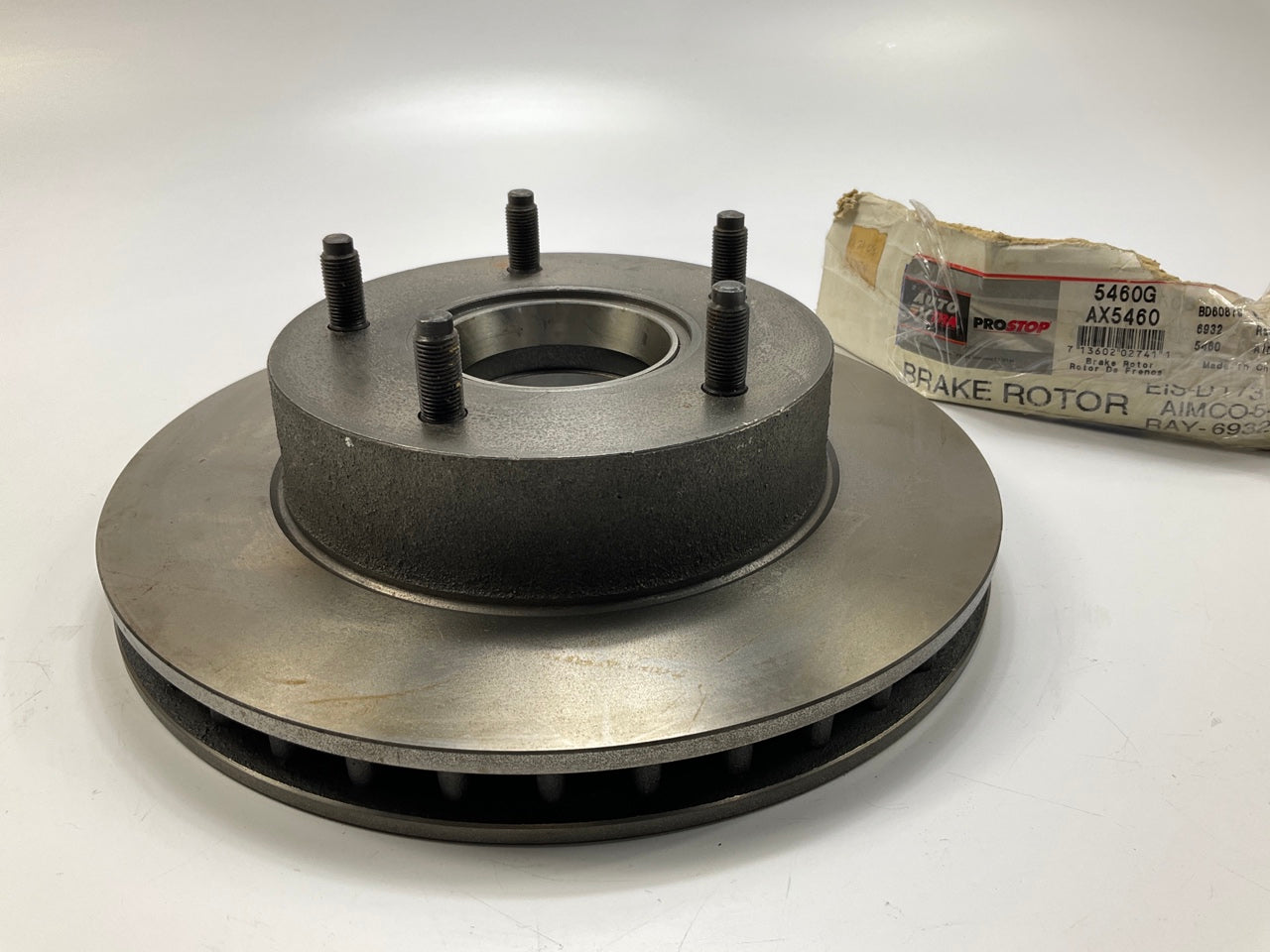 Auto Extra AX5460 Front Brake Rotor - 1987-1988 Ford F-150, Bronco. Manual 4WD