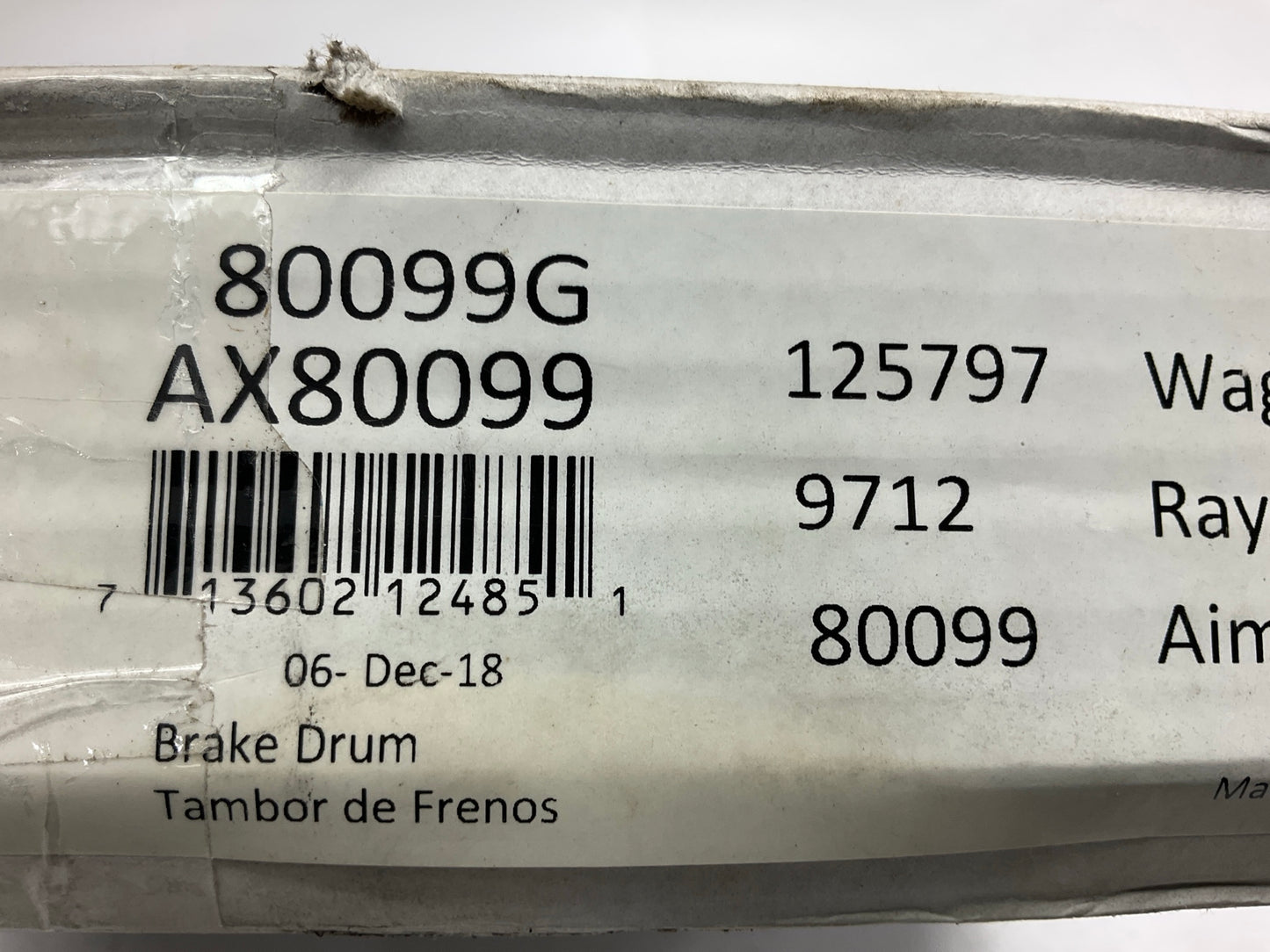 Auto Extra AX80099 Rear Brake Drum For 2001-2007 Ford Taurus, 2001-2005 Sable
